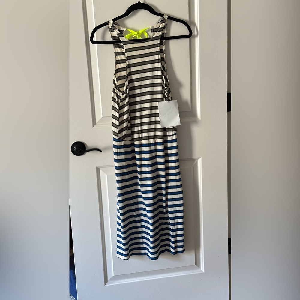 Hache jersey midi dress